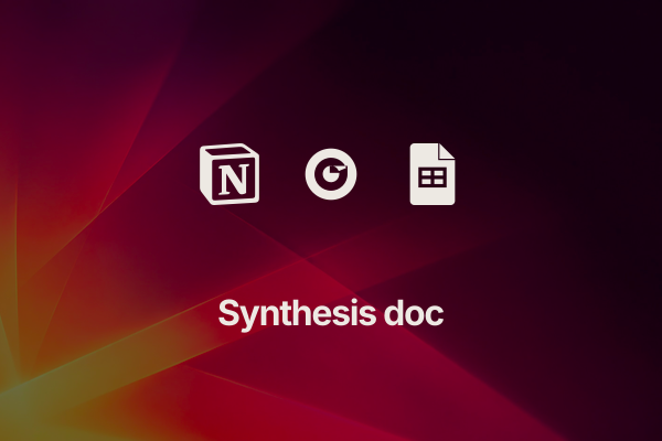 user-interview-synthesis: Synthesis doc